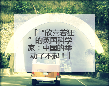 “欣喜若狂”的英国科学家：中国的举动了不起！