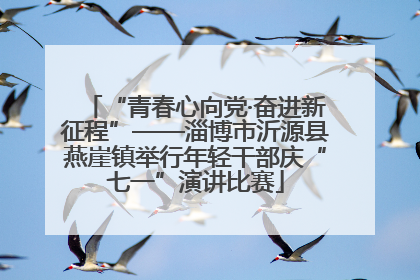 “青春心向党·奋进新征程”——淄博市沂源县燕崖镇举行年轻干部庆“七一”演讲比赛