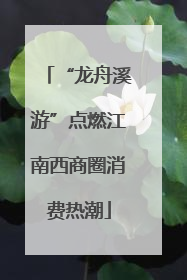 “龙舟溪游”点燃江南西商圈消费热潮