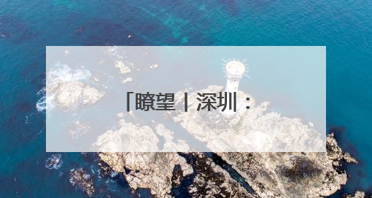 瞭望丨深圳：“破壁”加速数据价值实现