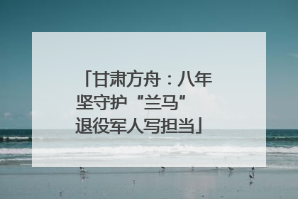 甘肃方舟：八年坚守护“兰马” 退役军人写担当