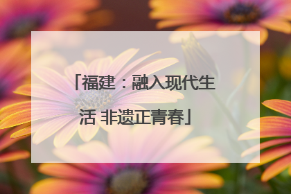 福建：融入现代生活 非遗正青春