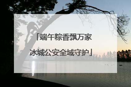 端午粽香飘万家 冰城公安全域守护