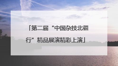 第二届“中国杂技北疆行”精品展演精彩上演