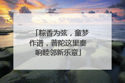 粽香为弦，童梦作谱，普陀这里奏响睦邻新乐章