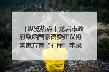 纵览热点｜龙岩市政府致函国家语委建议将客家方言“亻厓”字录入《新华字典》引发热议，当地回应
