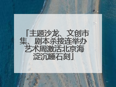 主题沙龙、文创市集、剧本杀接连举办 艺术周激活北京海淀沉睡石刻