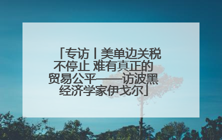 专访丨美单边关税不停止 难有真正的贸易公平——访波黑经济学家伊戈尔