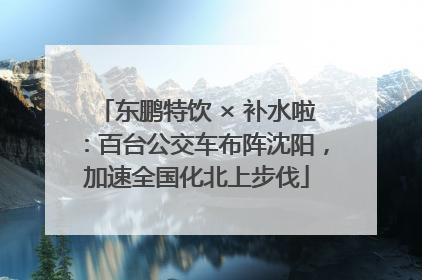 东鹏特饮 × 补水啦：百台公交车布阵沈阳，加速全国化北上步伐