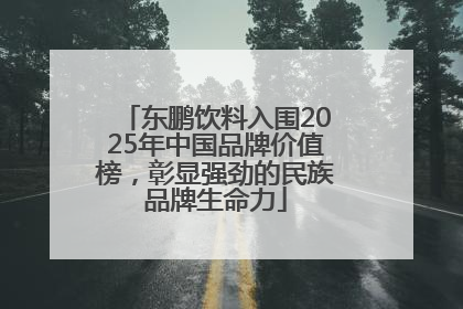 东鹏饮料入围2025年中国品牌价值榜，彰显强劲的民族品牌生命力