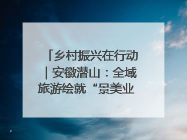 乡村振兴在行动｜安徽潜山：全域旅游绘就“景美业兴民富”新画卷