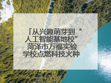 从兴趣萌芽到“人工智能基地校” 菏泽市万福实验学校点燃科技火种，赋能未来人才