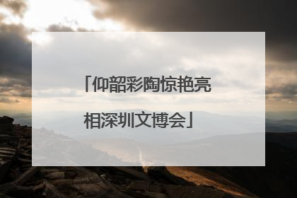 仰韶彩陶惊艳亮相深圳文博会