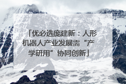 优必选庞建新：人形机器人产业发展需“产学研用”协同创新