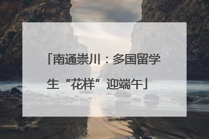 南通崇川：多国留学生“花样”迎端午