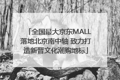 全国最大京东MALL落地北京南中轴 致力打造新晋文化潮购地标