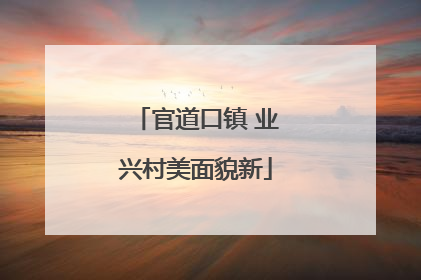 官道口镇 业兴村美面貌新