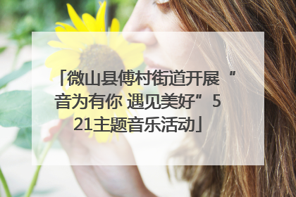 微山县傅村街道开展“音为有你 遇见美好”521主题音乐活动
