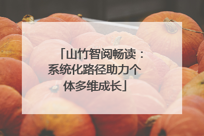 山竹智阅畅读：系统化路径助力个体多维成长