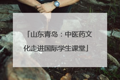 山东青岛：中医药文化走进国际学生课堂