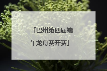 巴州第四届端午龙舟赛开赛