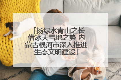 扬绿水青山之长 借冰天雪地之势 内蒙古根河市深入推进生态文明建设