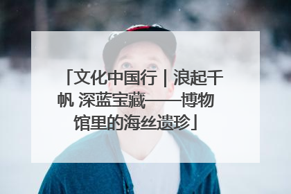 文化中国行｜浪起千帆 深蓝宝藏——博物馆里的海丝遗珍
