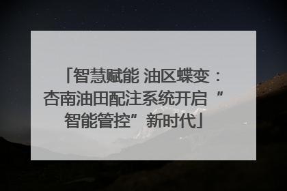 智慧赋能 油区蝶变：杏南油田配注系统开启“智能管控”新时代