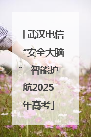 武汉电信“安全大脑” 智能护航2025年高考