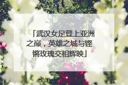 武汉女足登上亚洲之巅，英雄之城与铿锵玫瑰交相辉映