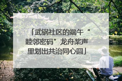 武锅社区的端午“睦邻密码”龙舟桨声里划出共治同心圆