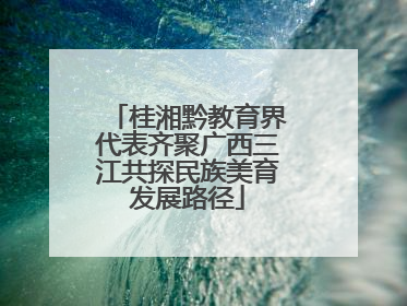 桂湘黔教育界代表齐聚广西三江共探民族美育发展路径