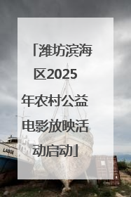 潍坊滨海区2025年农村公益电影放映活动启动