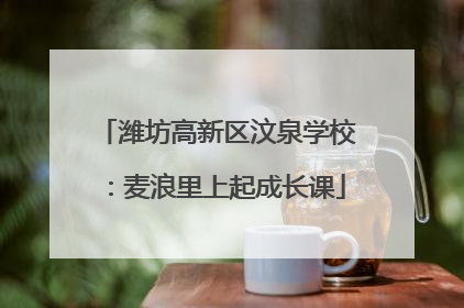 潍坊高新区汶泉学校：麦浪里上起成长课