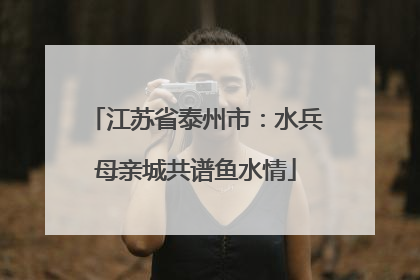 江苏省泰州市：水兵母亲城共谱鱼水情