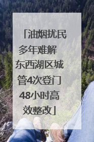 油烟扰民多年难解 东西湖区城管4次登门48小时高效整改