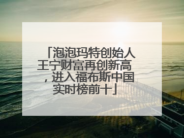 泡泡玛特创始人王宁财富再创新高，进入福布斯中国实时榜前十