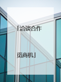 洽谈合作觅商机