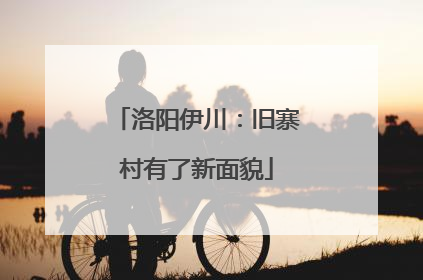 洛阳伊川：旧寨村有了新面貌