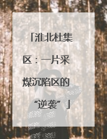 淮北杜集区：一片采煤沉陷区的“逆袭”