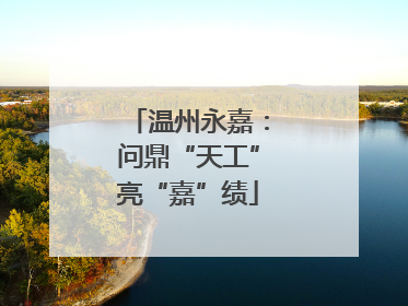 温州永嘉：问鼎“天工”亮“嘉”绩