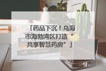 药品下沉！乌海市海勃湾区打造“共享智慧药房”