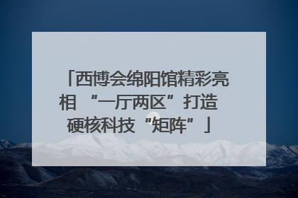 西博会绵阳馆精彩亮相 “一厅两区”打造硬核科技“矩阵”