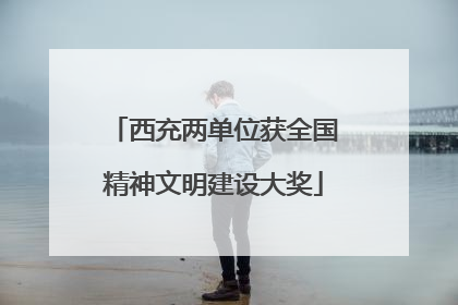 西充两单位获全国精神文明建设大奖