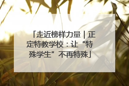 走近榜样力量｜正定特教学校：让“特殊学生”不再特殊