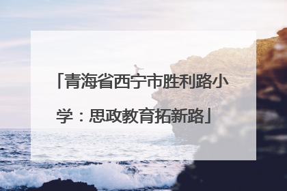青海省西宁市胜利路小学：思政教育拓新路