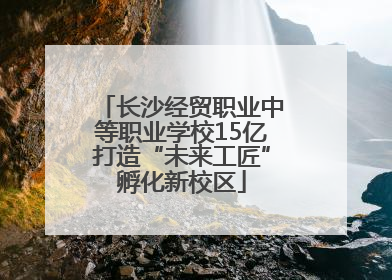 长沙经贸职业中等职业学校15亿打造“未来工匠”孵化新校区