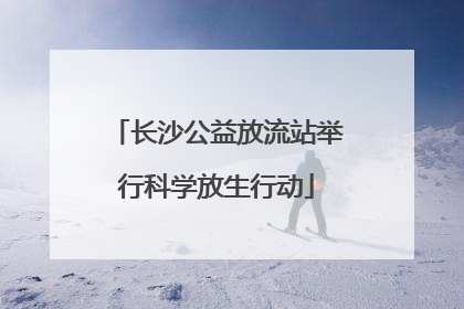 长沙公益放流站举行科学放生行动