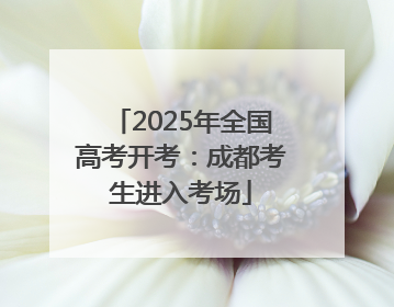 2025年全国高考开考：成都考生进入考场