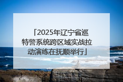 2025年辽宁省巡特警系统跨区域实战拉动演练在抚顺举行